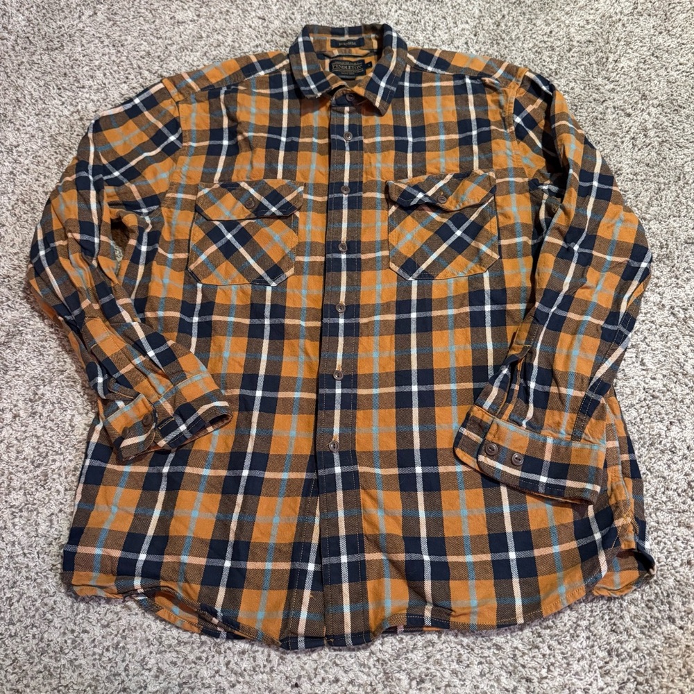 Pendleton Burnside Flannel Shirt- L